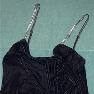 August Silk Velvet Dress